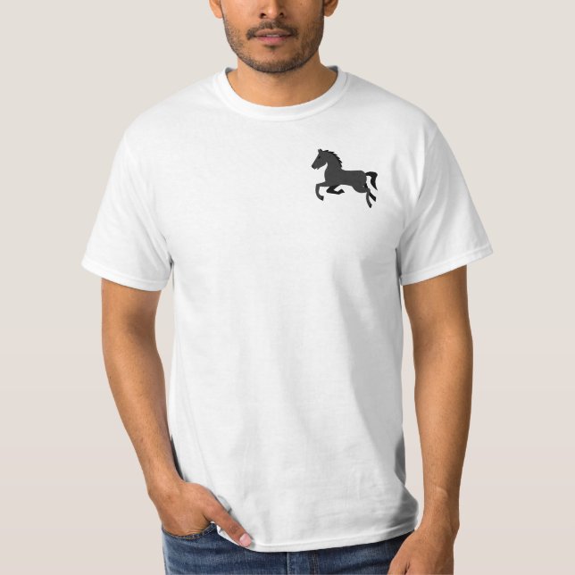 Camiseta Festival personalizable del logotipo 🐎 Caballo os (Anverso)