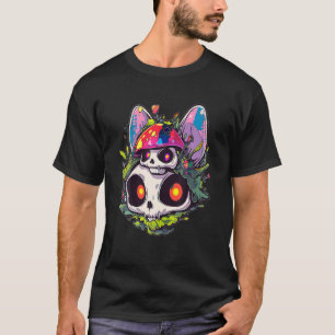 Camiseta Festival Psicodélico Trippy Cat Art EDM Rave