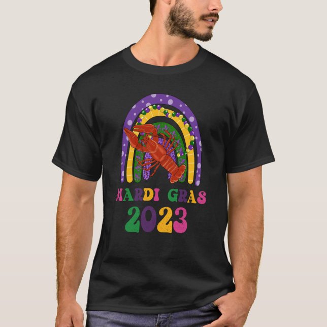 Camiseta Festival Rainbow Madri Gras de Mardi Gras 2023 (Anverso)