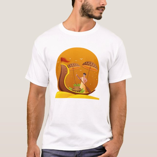 Camiseta Festival tradicional de onam (Anverso)