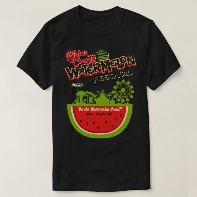 Camiseta Festival Watermelon del Condado de Rhine (Diseño del anverso)