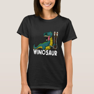 Camiseta Festival Winosaur Dinosaur Alcohol Beer Booze