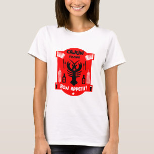 Camiseta Festivales de comida cajún de Luisiana