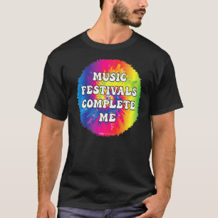 Camiseta Festivales de música Complete Me Festival Word