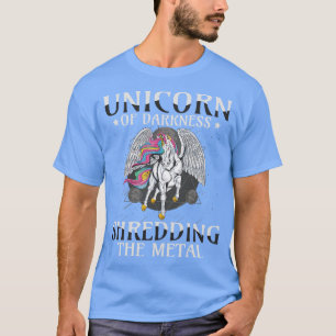 Camiseta Festivales de rock de gótico satan unicornio Metal