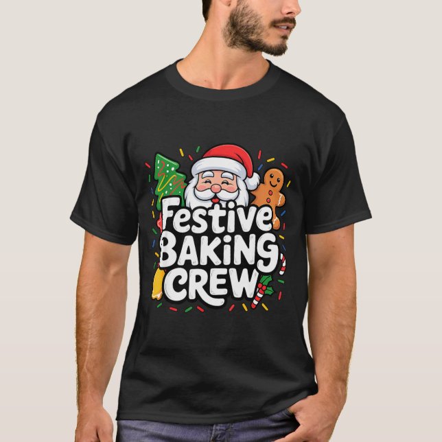Camiseta Festive Baking Crew Soft Palette Holiday Family Ch (Anverso)