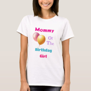 Camiseta Festive Birthday Mom T-Shirt