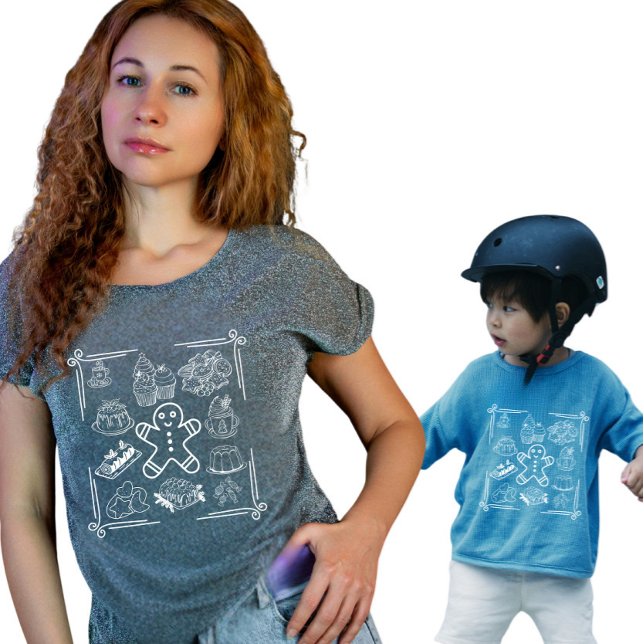 Camiseta Festive Christmas Holiday Treats (Subido por el creador)