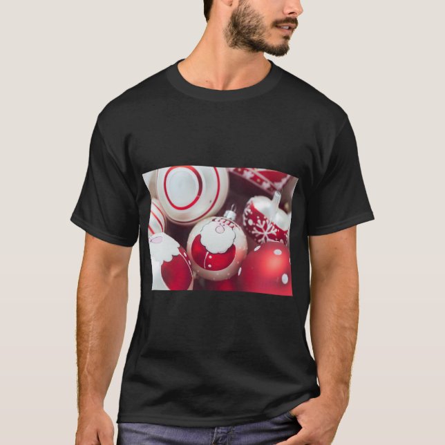 Camiseta Festive Christmas Joy Art Tee (Anverso)