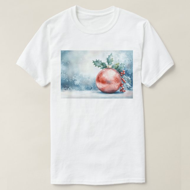 Camiseta Festive Christmas Ornament (Diseño del anverso)