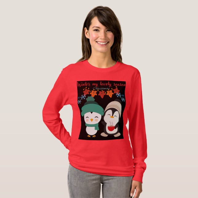 Camiseta Festive Christmas Women’s Tee | Holiday Cheer  (Anverso completo)