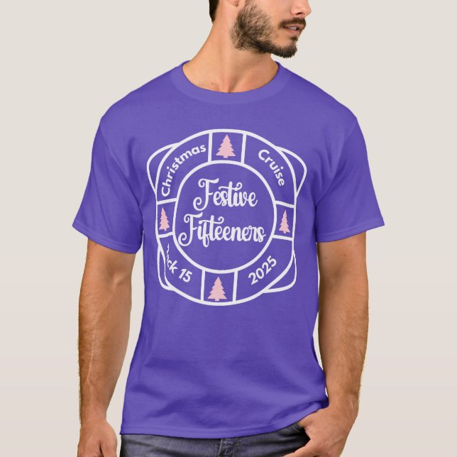 Camiseta Festive Fifeners Classic Crew Tee (Púrpura) (Anverso)