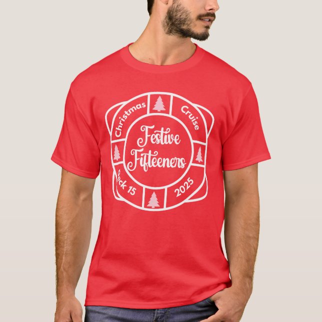 Camiseta Festive Fifeners Classic Crew Tee (Rojo) (Anverso)