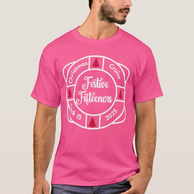 Camiseta Festive Fifeners Classic Crew Tee (Rosa) (Anverso)