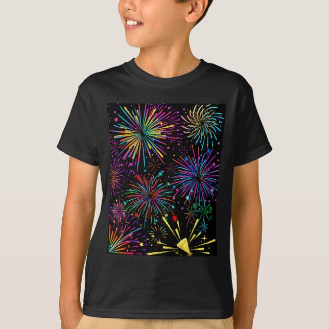 Camiseta Festive Fireworks &amp; Parades Shows Holiday Chee (Anverso)