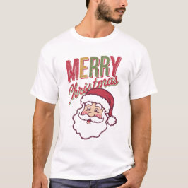 Camiseta Festive Merry Christmas T-Shirt for Holiday Cheer