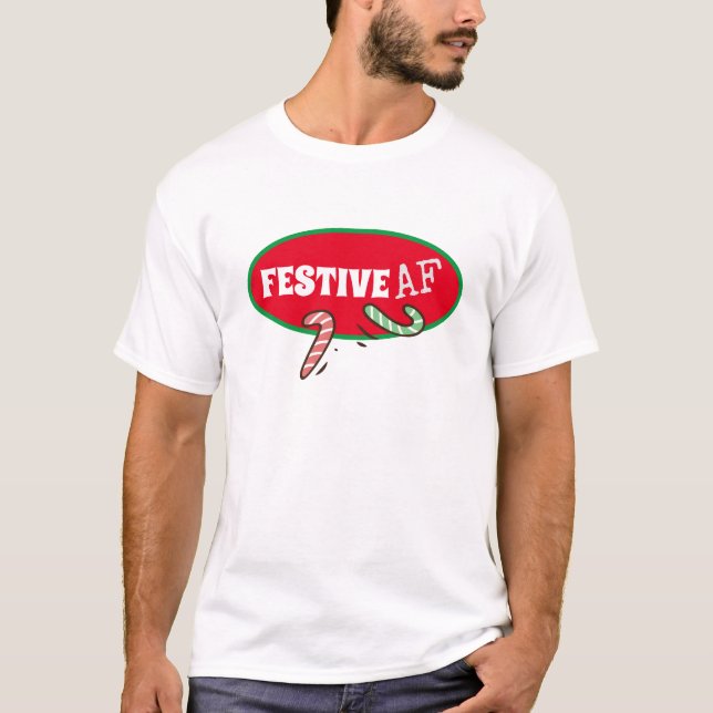 Camiseta Festividad AF Funny Holiday (Anverso)