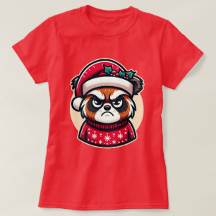 Camiseta Festividad de ceño - Navidades gritan el encanto