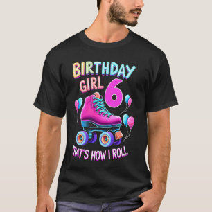 Camiseta Festividad de chica de patinaje sobre ruedas de 6º
