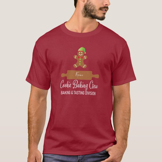 Camiseta Festividad de Cookie Baking Crew (Anverso)