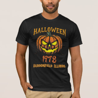 Camiseta Festividad de Halloween 1978 Spooky Myers Pumpkin