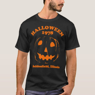Camiseta Festividad de Halloween 1978 Spooky Myers Pumpkin 