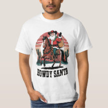 Festividad de Howdy Santa Cowboy Style: Wild West 