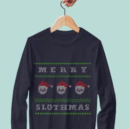 Camiseta Festividad de los Navidades de la Santa Slothmas