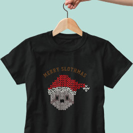 Camiseta Festividad de los Navidades de Merry Slothmas Sant