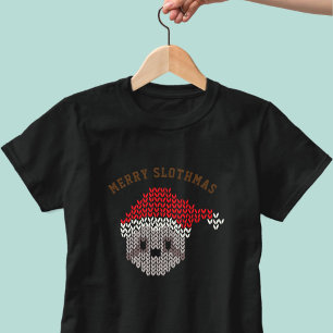 Camiseta Festividad de los Navidades de Merry Slothmas Sant