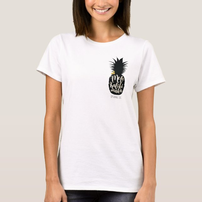 Camiseta Festividad de los Navidades de piña Mele Kalikimak (Anverso)