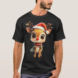 Camiseta Festividad de los renos de invierno