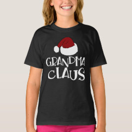 Camiseta Festividad de Navidades de la abuela Claus Cute