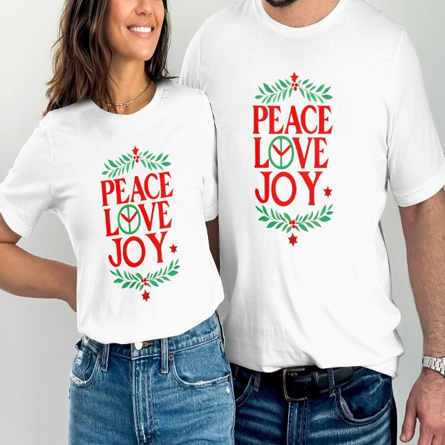 Camiseta Festividad de Navidades de Peace Love Joy (Subido por el creador)