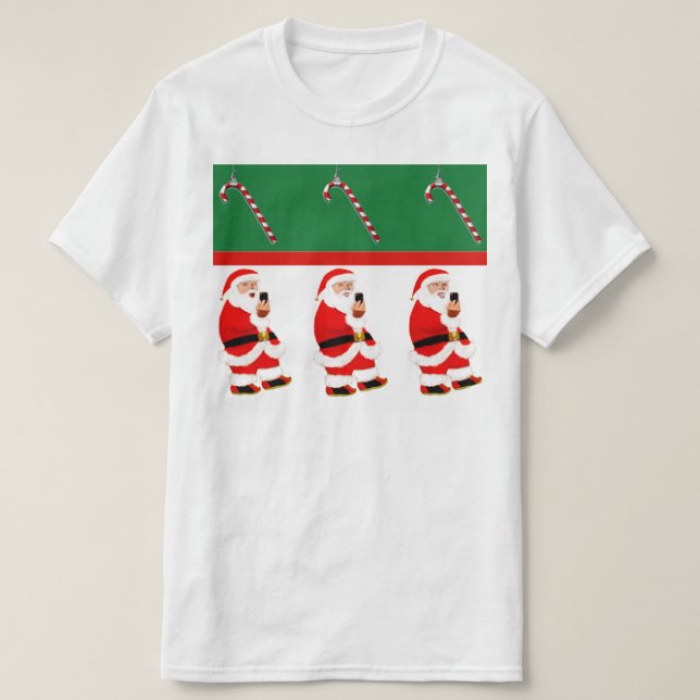 Camiseta Festividad de Navidades divertidos (Diseño del anverso)