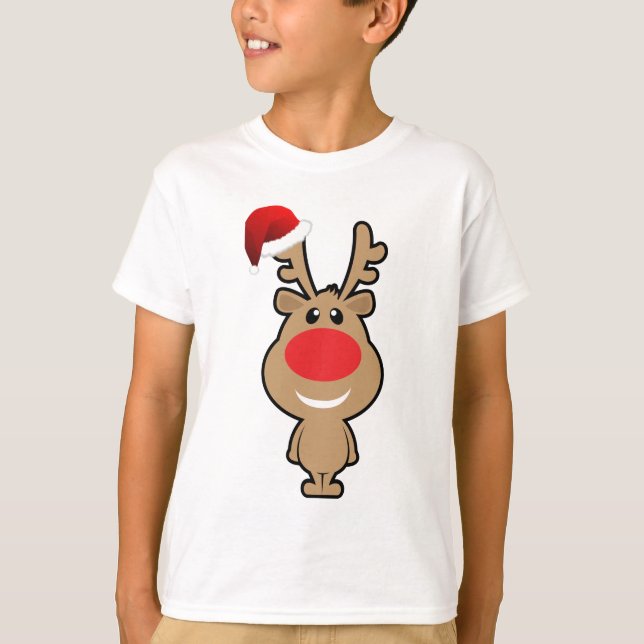 Camiseta Festividad de Navidades divertidos santa (Anverso)