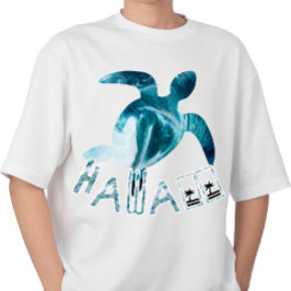 Camiseta Festividad de ola de tortugas de Hawái