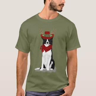 Camiseta Festividad de perros de Navidades divertidos en la