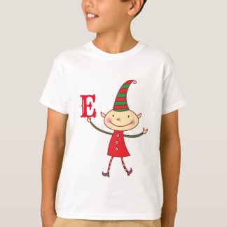 Camiseta Festividad de un monograma de Navidades mágicos