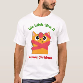 Camiseta Festividad del gato de los Mascotas de Merry Meowy
