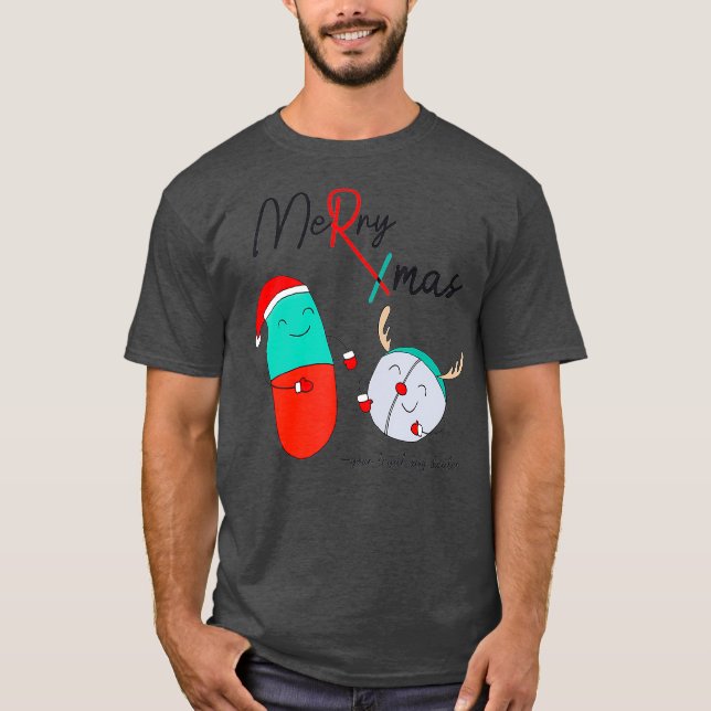 Camiseta Festividad divertida con la receta de navidad (Anverso)