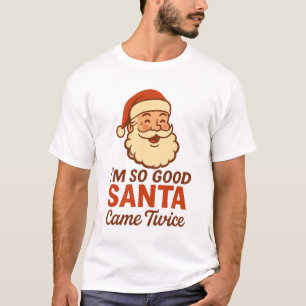 Camiseta Festividad divertida de Santa Navidades Adultos