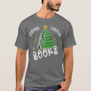 Camiseta Festividad en el árbol navideño del libro Lover