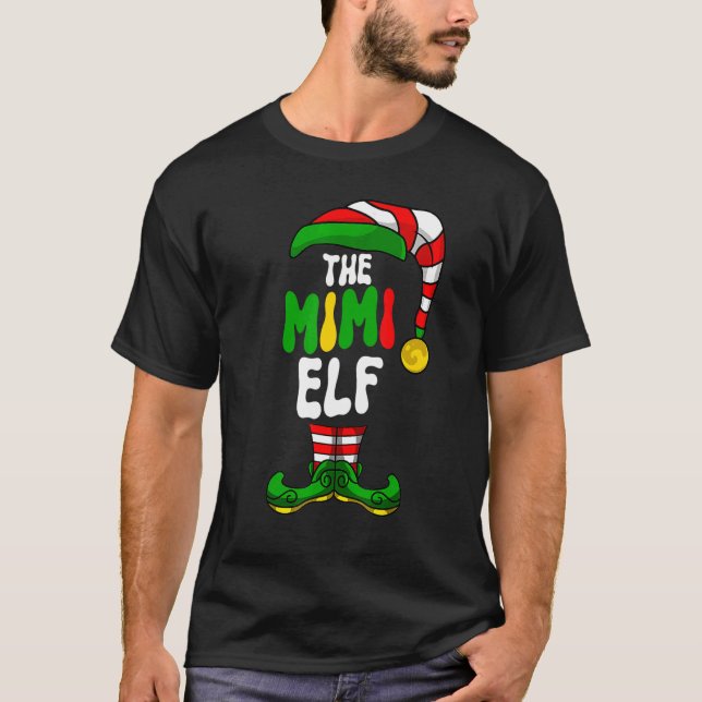 Camiseta Festividad en grupo de Navidades de Mimi Elf Pajam (Anverso)