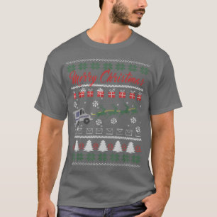Camiseta Festividad fea de navidad de los trabajadores post
