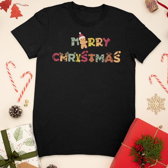 Camiseta Festividad Feliz Navidad Gingerbread (Subido por el creador)