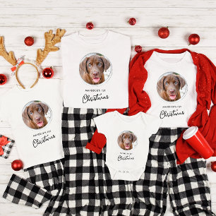 Camiseta Festividad fotográfica personalizada de Navidades