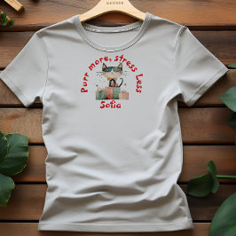 Camiseta Festividad irónica Regalo Gato amante nombre camis