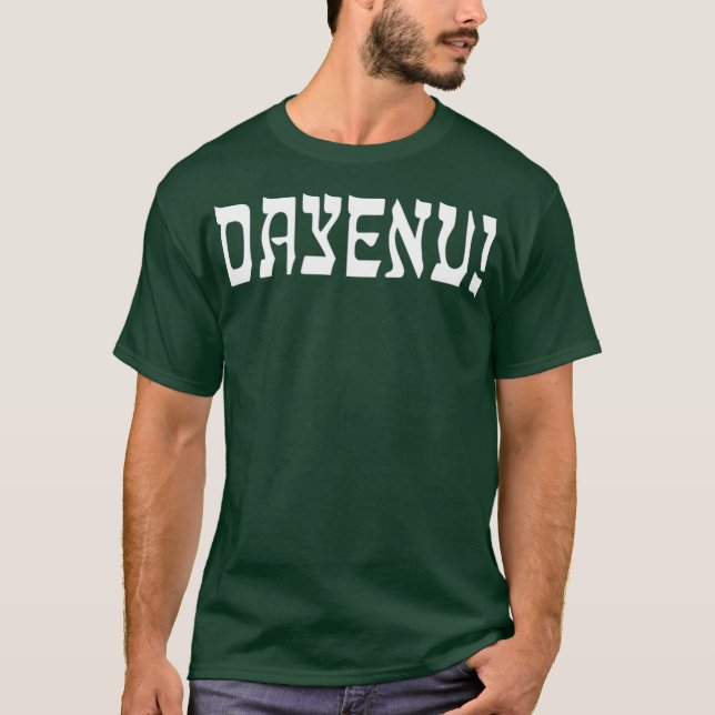 Camiseta Festividad judía de Dayenu Hebrew Passover (Anverso)