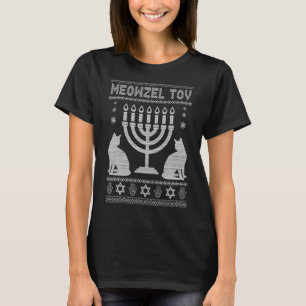 Camiseta Festividad judía de Meowzel Tov